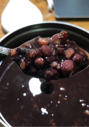 快煮鍋紫米紅豆 的食譜成品照片