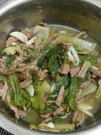 Cara Gampang Membuat Resep Tumis (1)pokcoy suwir daging ala diet kenyang hughes yang Enak Banget