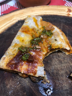 Una foto de Quesadilla de soychorizo