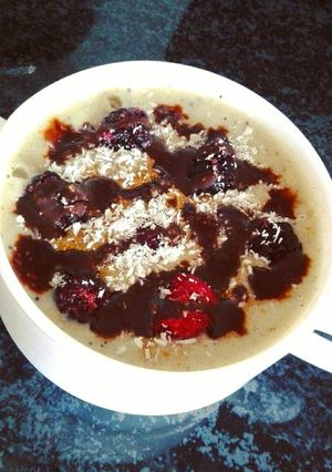 Una foto de Smoothie bowl plátano y palta
