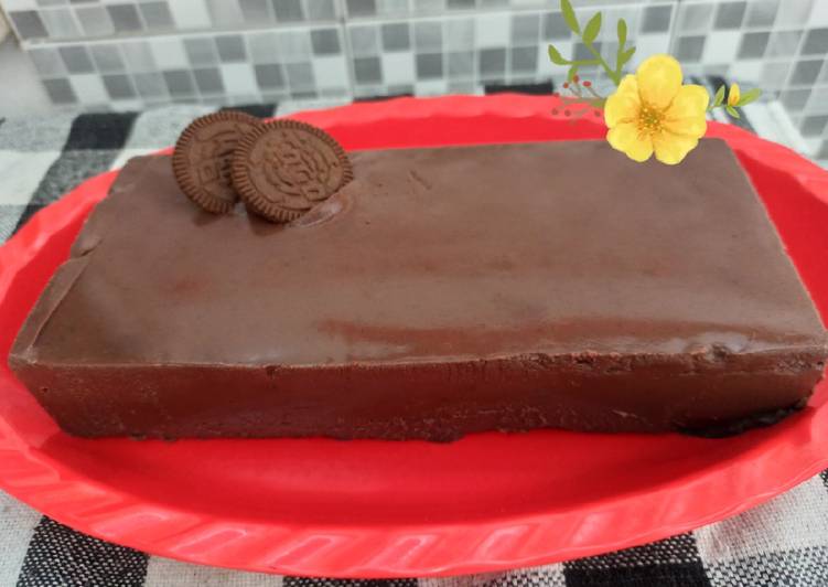 Puding brownies coklat