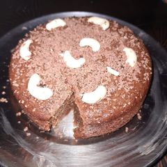 A picture of Banana aata cake.