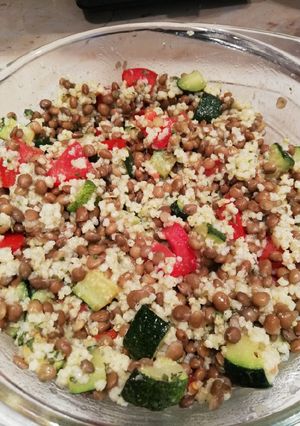 Lencsés köret recept fotója