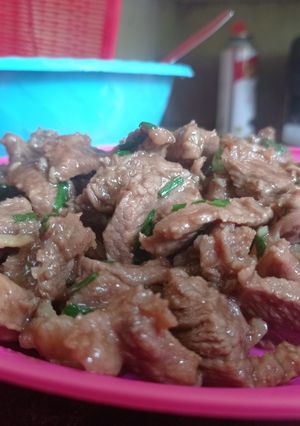Foto resep Daging saus tiram