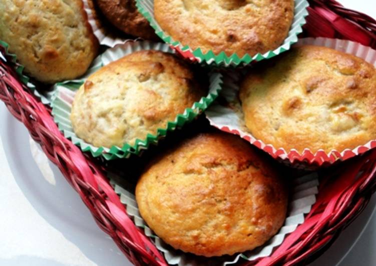 Recipe of Any-night-of-the-week Banana Nut Muffins