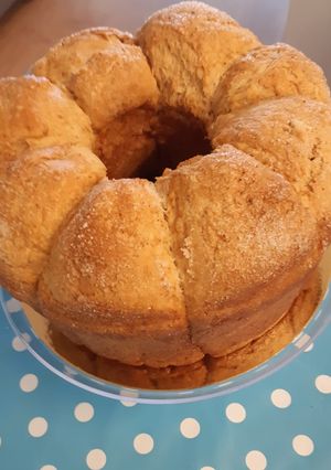 A picture of Sweet round bread.