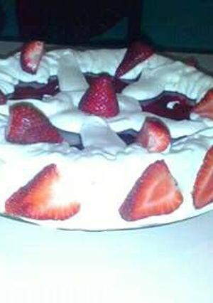 Una foto de Tarta de frutilla