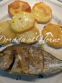 Una foto de Dorada al Horno