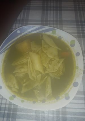 Una foto de Sopa de menestrón