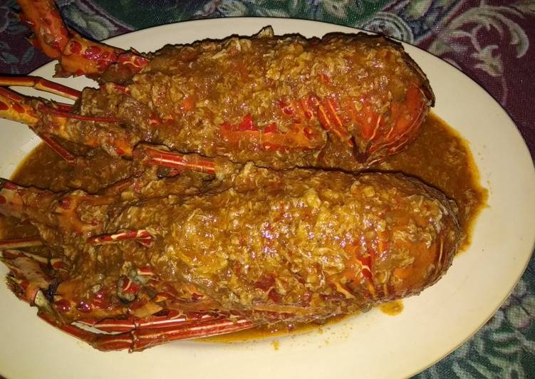 Cara Gampang Menyiapkan Lobster saus padang#siap ramadan yang Lezat