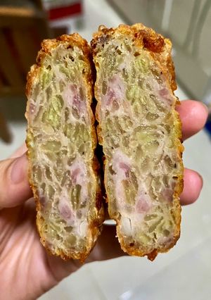 Hình của món Chả cốm.