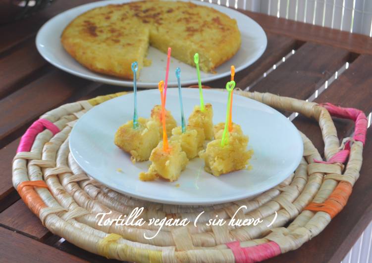 Tortilla de patatas vegana (Thermomix)