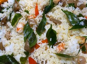Foto resep Nasi Goreng Daun Kari