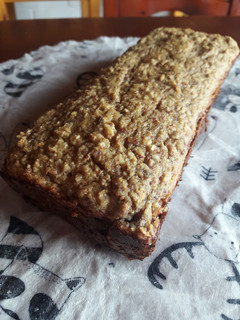 Una foto de Budín de banana saludable