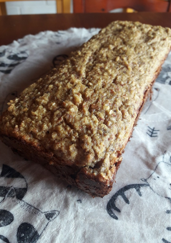 Una foto de Budín de banana saludable