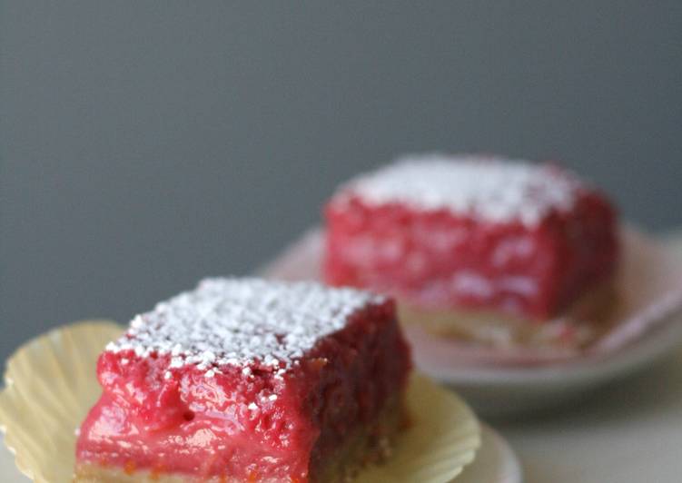 Raspberry Lemon (Pink Lemonade) Bars