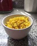 Arroz con cúrcuma y coco