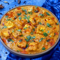 A picture of No-Onion No-Garlic Paneer Butter Masala (Nut-Free).