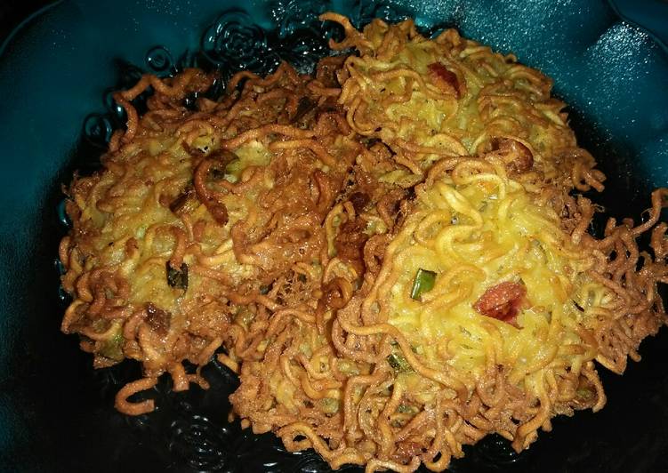 Resep Mie telor kriuk pedas, Lezat