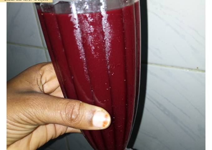 Steps to Make Quick Zobo recipe six