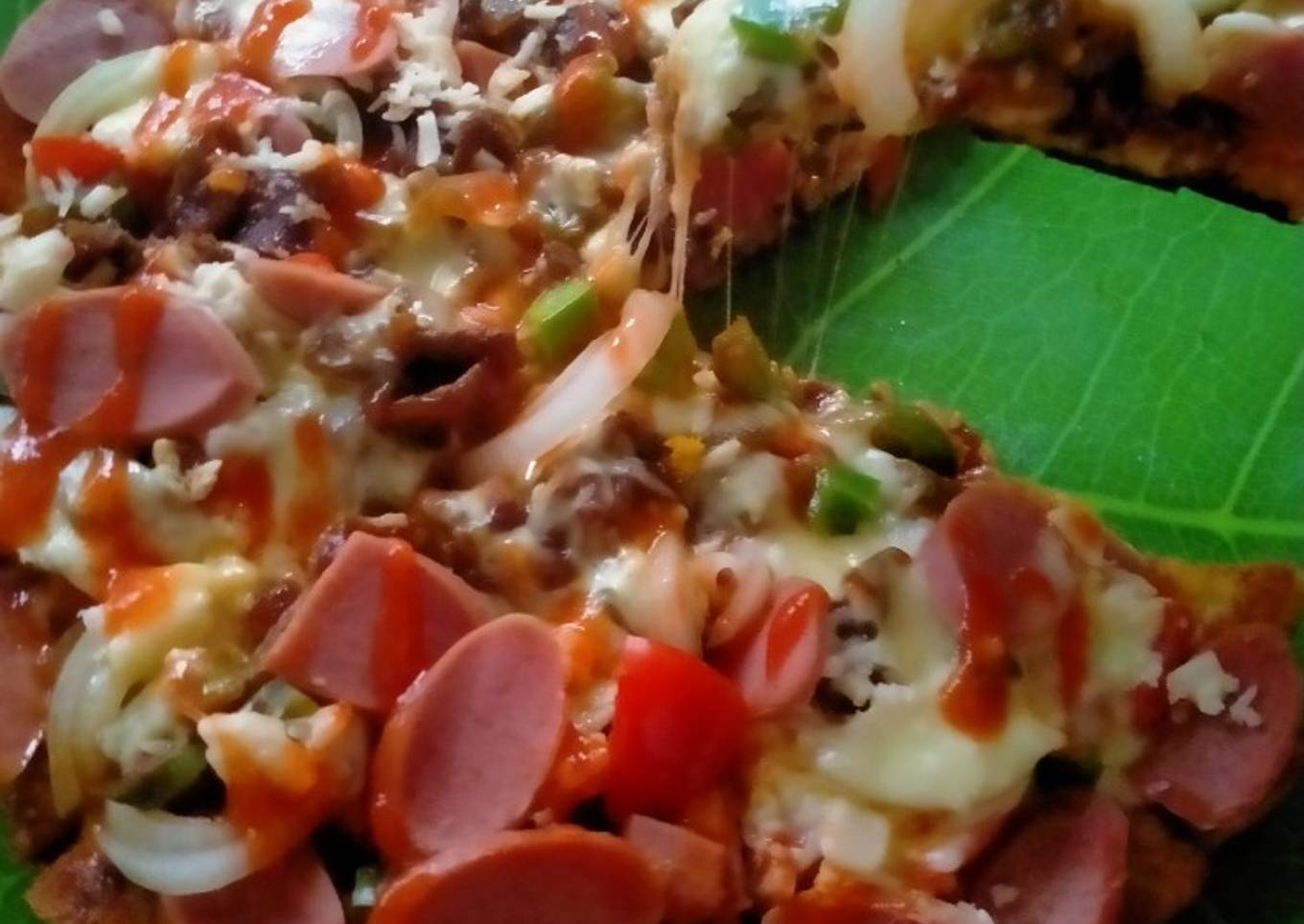 Pizza roti tawar Maknyuss