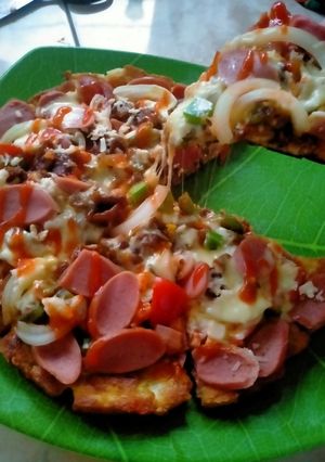 Foto resep Pizza roti tawar Maknyuss