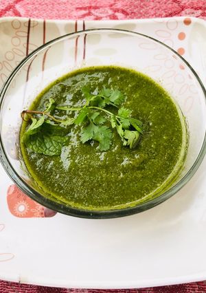 लहसुन धनिए की चटनी(Lahsun dhaniya ki chutney recipe in Hindi) रेसिपी मुख्य फोटो