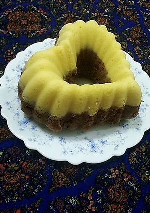 عکسی از دستور کیک ۲ تخم مرغی