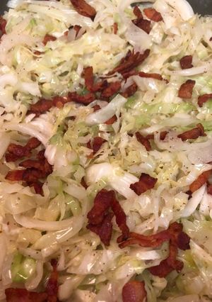 A picture of Fried Cabbage.