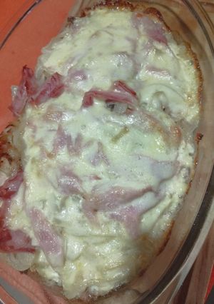 Una foto de Pastel de papa y pollo (reciclado)