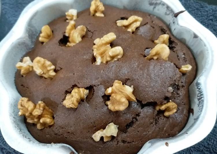 Recipe of Homemade Cocoa Walnut Brownie