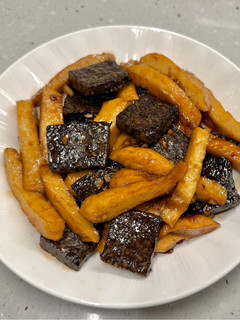 蒜醬米血甜不辣 的食譜成品照片