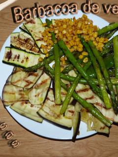 Una foto de Barbacoa de verduras