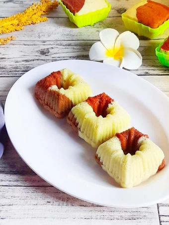 Langkah Gampang Membikin Resep 07. BOLU KUKUS TIRAMISU yang Lezat Anti Ribet, Sempurna