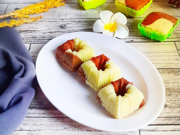 Langkah Gampang Membikin Resep 07. BOLU KUKUS TIRAMISU yang Lezat Anti Ribet, Sempurna