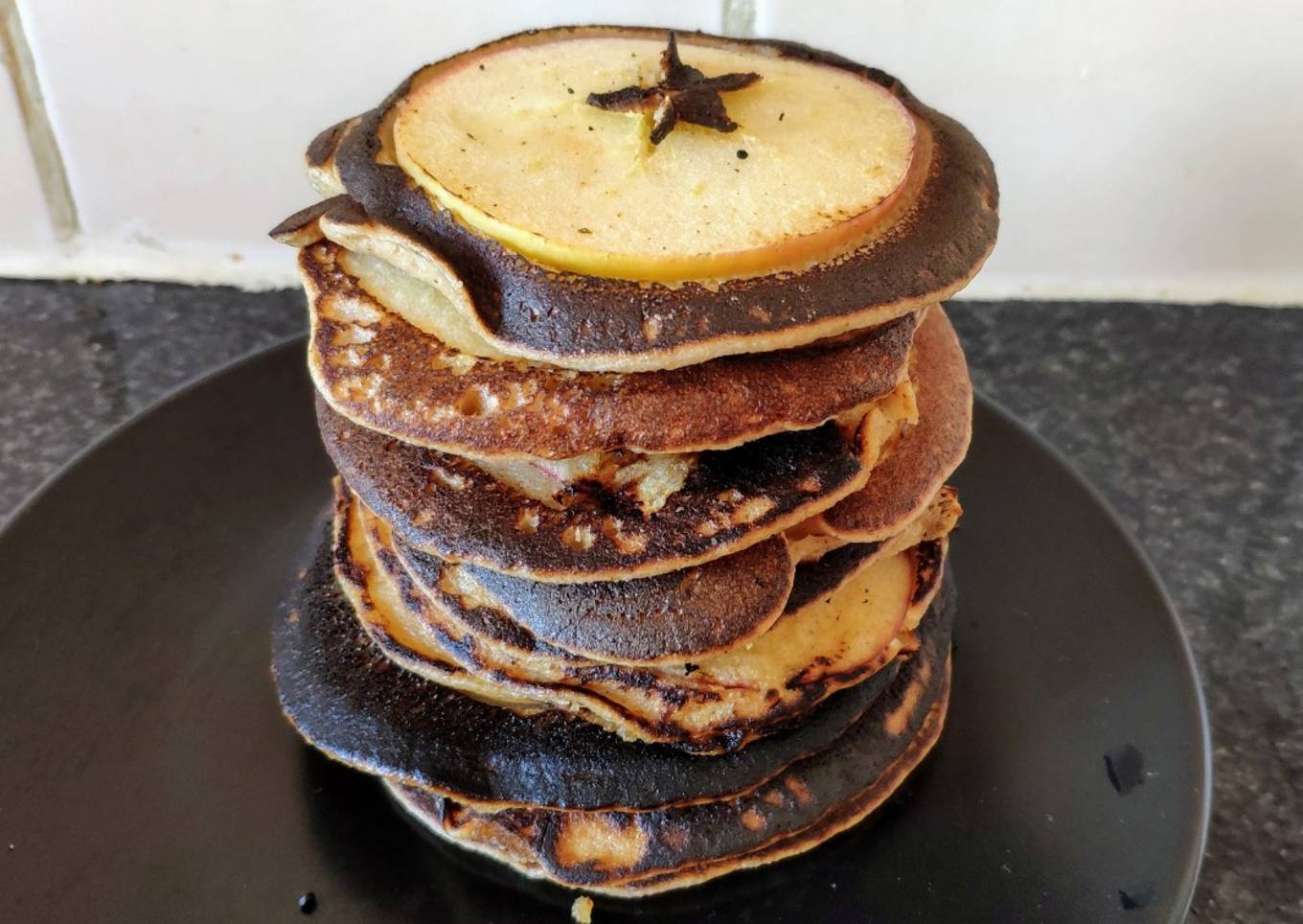 Pancakes aux pommes (vegan)