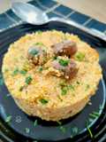 Cous cous con carrillada y verduras