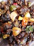 Kerang remis lada hitam cabe rawit