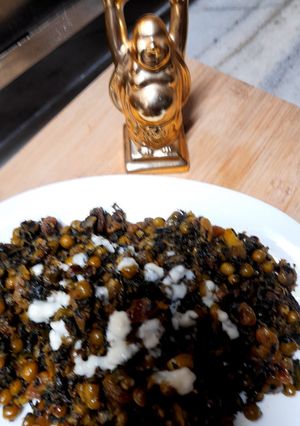 A picture of Methi vatana sabji.