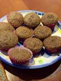 Muffins de chocolate y café sin gluten ni lácteos