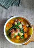 Sup Daging dan Tulang Sapi (Guriiiih dan full Rempah)