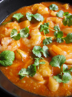 A picture of Seafood With Sweet Chilli Sauce.