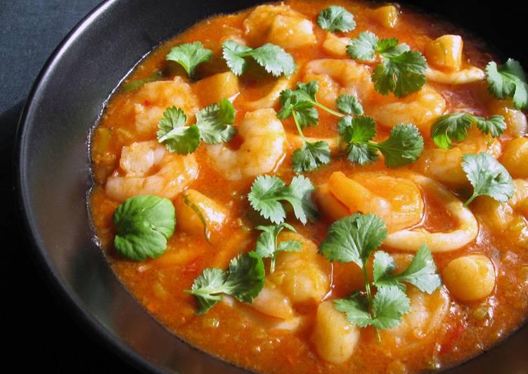 Recipe of Quick Seafood With Sweet Chilli Sauce