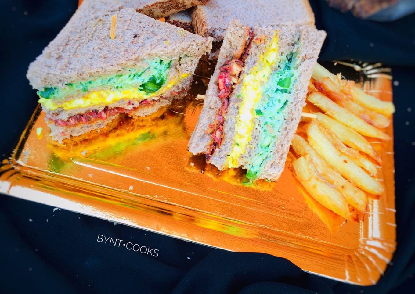 Club sandwiches with a twist