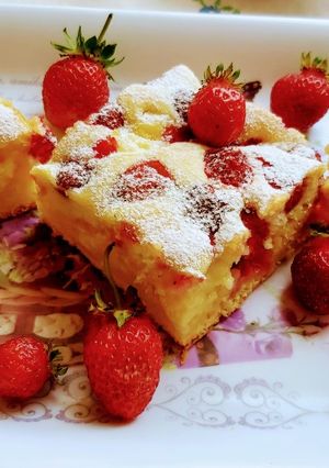 Epres - pudingos piskóta 🍓🍓🍓 recept fotója