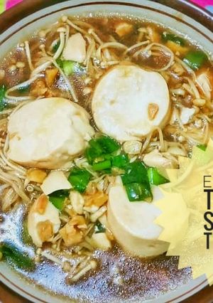 Foto resep Enoki tofu saus tiram