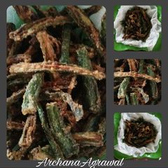 A picture of Crispy Fried Bhindi.