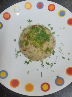 A picture of Vegetable Upma.