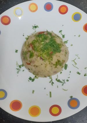 A picture of Vegetable Upma.