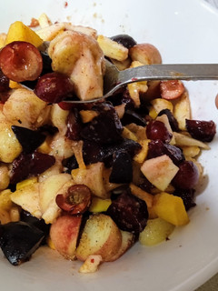 Una foto de Ensalada de frutas especiada